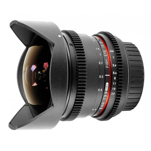 Samyang 8mm Fish-Eye Lens with T/3.8 VDSLR - Canon