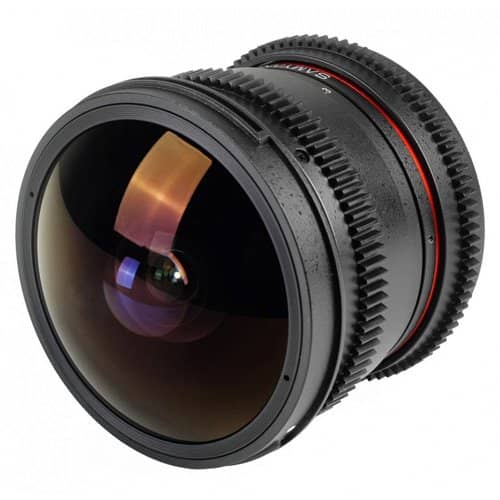 Samyang 8mm Fish-Eye Lens with T/3.8 VDSLR - Canon