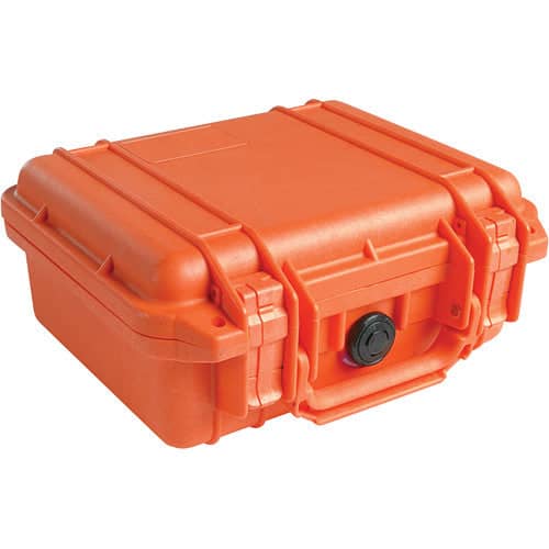 Pelican 1200 Case with Foam (Orange)