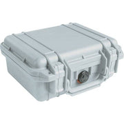 Pelican 1200 Case with Foam (Silver)