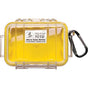 Pelican 1010 Micro Case (Clear Yellow with Colored Lining)