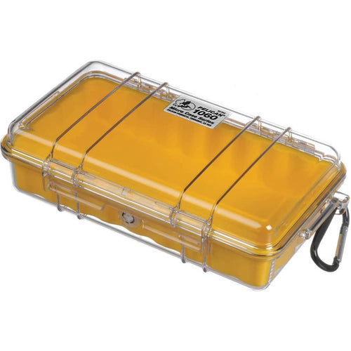 Pelican 1060 Clear Micro Case (Yellow)