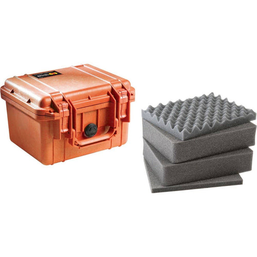 Pelican 1300 Case with Foam (Orange)