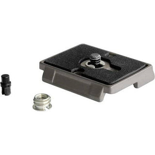 Manfrotto 200PL Quick Release Plate with 1/4 Inch Screw and 3/8 Inch Bushing Adapter