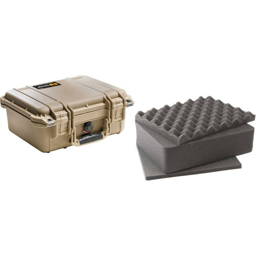 Pelican 1400 Case with Foam (Desert Tan)