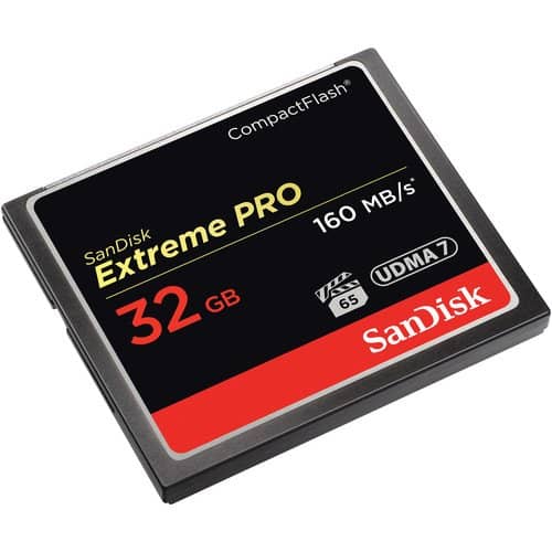 SanDisk Extreme PRO 32GB Compact Flash 160MB/s Memory Card
