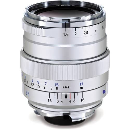 Zeiss 35mm f/1.4 Distagon T ZF.2 for Leica (Silver)