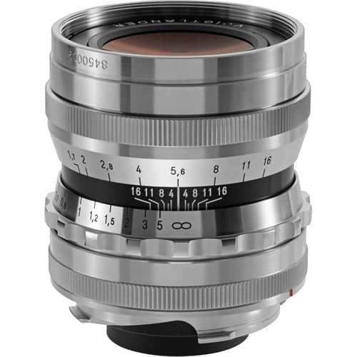 Voigtlander Ultron 35mm f/1.7 Aspherical Lens (Silver)