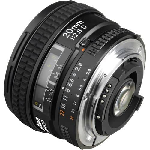 Nikon AF NIKKOR 20mm f/2.8D Lens