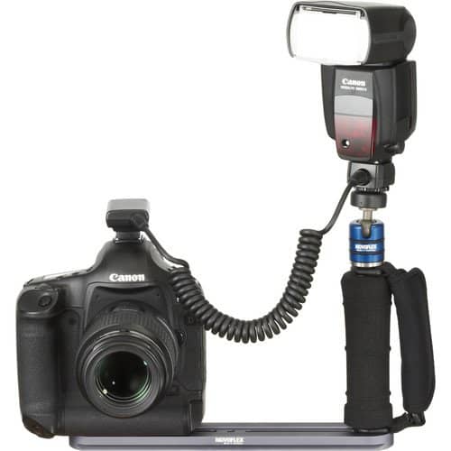 Novoflex FLASH-GRIFF Flash Grip Flash Bracket with Strap & Ballhead