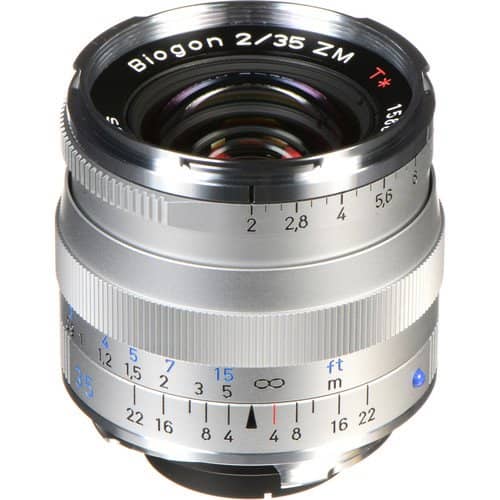 Zeiss 35mm f/2 Biogon T ZM for Leica (Silver)