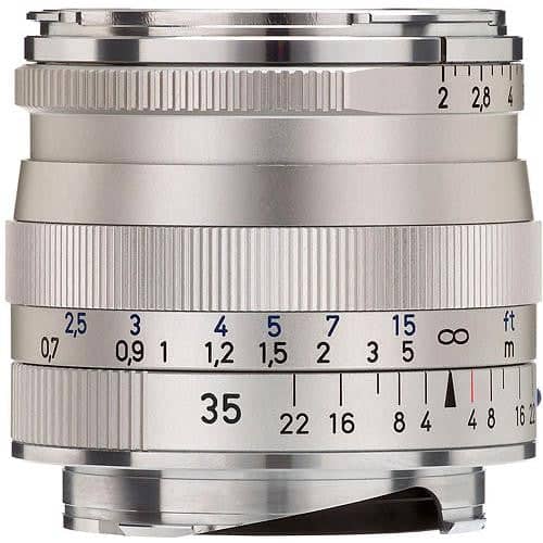 Zeiss 35mm f/2 Biogon T ZM for Leica (Silver)