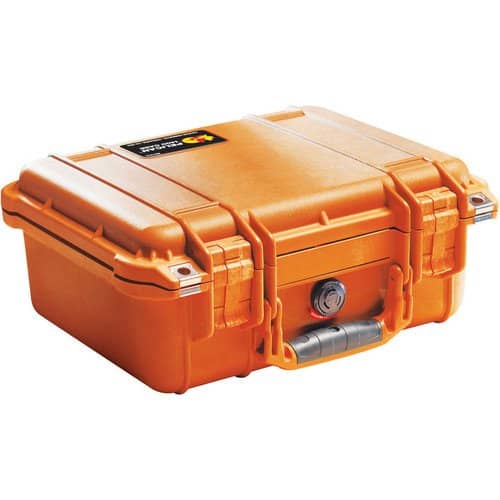 Pelican 1400 Case with Foam (Orange)