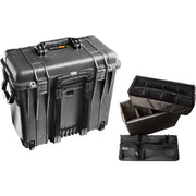 Pelican 1440 Case With Dividers And Lid Organiser - Black