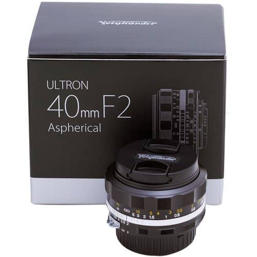 Voigtlander 40mm f/2.0 Ultron SL II Aspherical Lens for Nikon