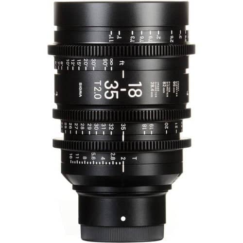 Sigma 18-35mm T2 Cine Lens for Canon EF Mount