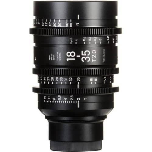 Sigma 18-35mm T2 Cine Lens for Canon EF Mount