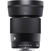 Sigma 30mm f/1.4 DC DN Contemporary Lens for Sony E-mount