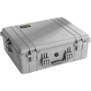 Pelican 1600 Case with Foam Set (Silver)