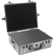Pelican 1600 Case with Foam Set (Silver)