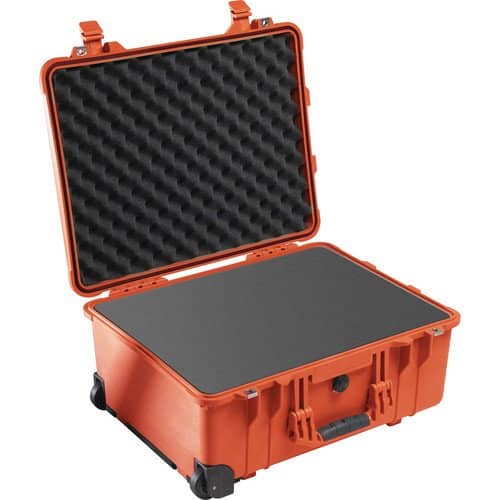 Pelican 1560 Case with Foam Set (Orange)