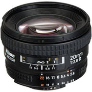 Nikon AF NIKKOR 20mm f/2.8D Lens