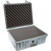 Pelican 1550 Case with 4-Piece Foam Set (Silver)