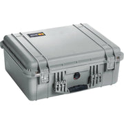 Pelican 1550 Case with 4-Piece Foam Set (Silver)