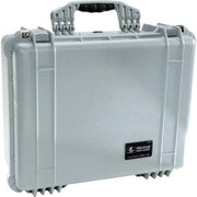 Pelican 1550 Case with 4-Piece Foam Set (Silver)