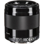 Sony E Mount 50mm f/1.8 Lens