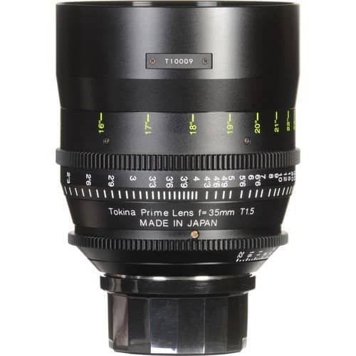 Tokina 35mm T1.5 Cinema Vista Prime Lens for Canon EF Mount