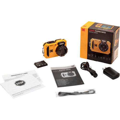 Kodak WPZ2 Waterproof Camera - Yellow