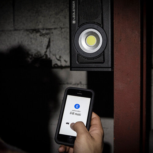 LEDLENSER iF4R Rechargeable Floodlight and Power Bank with Bluetooth Speaker