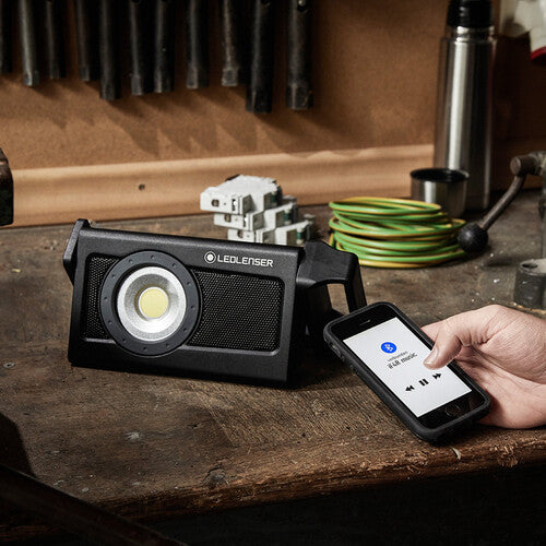 LEDLENSER iF4R Rechargeable Floodlight and Power Bank with Bluetooth Speaker