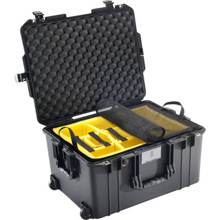 Pelican 1607 Air Case With Padded Dividers - Black