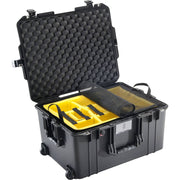 Pelican 1607 Air Case With Padded Dividers - Black