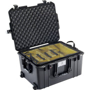 Pelican 1607 Air Case With Padded Dividers - Black