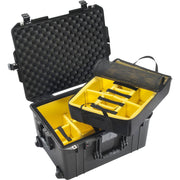 Pelican 1607 Air Case With Padded Dividers - Black