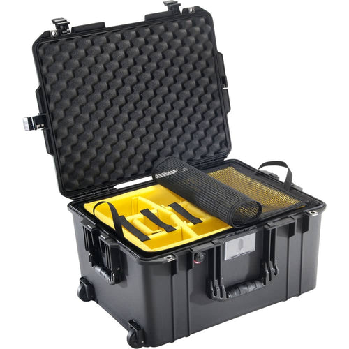 Pelican 1607 Air Case With Padded Dividers - Black