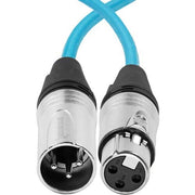 Kondor Blue 45cm Male XLR To Female XLR Audio Cable For On-camera Mics