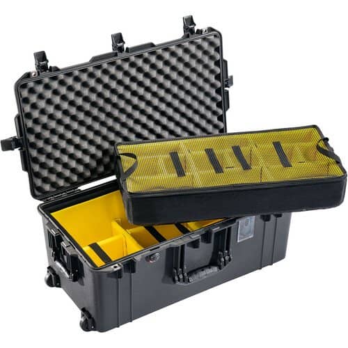 Pelican 1626WD Wheeled Air Case with Padded Dividers (Black)