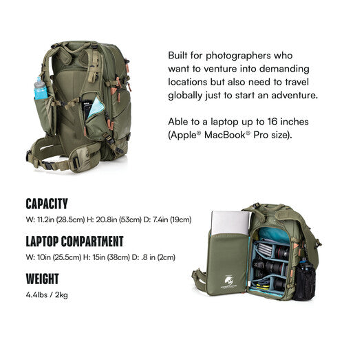 Shimoda Explore V2 35 Backpack - Army Green