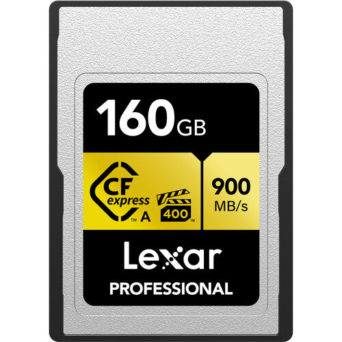 Lexar Professional Gold 160GB CFexpress Type A 900MB/s Memory Card
