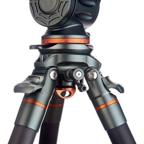 3 Legged Thing Legends Jay Carbon Fiber Tripod System with Quick Leveling Base & AirHed Cine-V Fluid Head