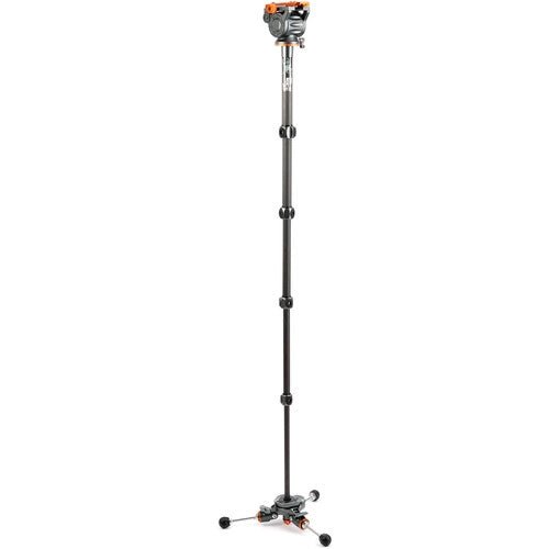 3 Legged Thing Legends Jay Carbon Fiber Tripod System with Quick Leveling Base & AirHed Cine-V Fluid Head