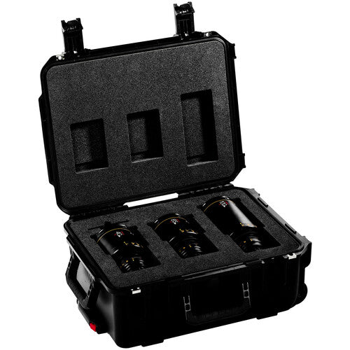 Atlas Lens Co IP67 3 Lens Case with A Set Foam