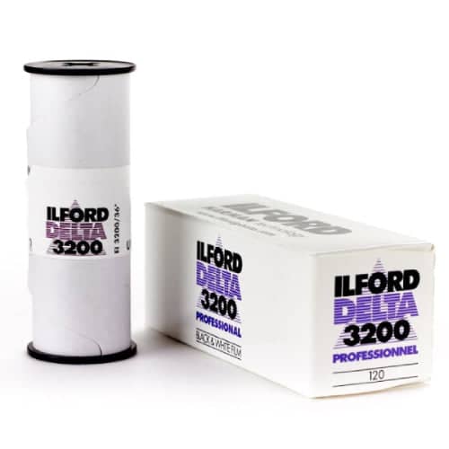 Ilford Delta 3200 ISO Professional 120 Roll Black & White Film