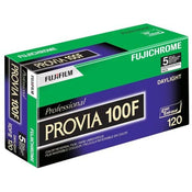 Fujifilm Fujichrome Provia 100F RDPIII (120mm Film, 12 Exposures) - 5 Pack