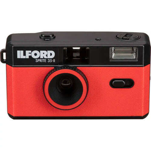 Ilford Sprite35-II Reusable Camera - Black & Red