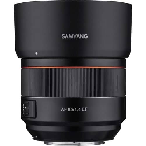 Samyang 85mm F1.4 Auto Focus UMC II Canon EF Full Frame Camera Lens